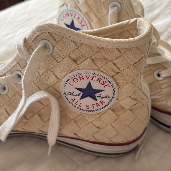 Woven Cream Chuck Taylor - Picture 2 of 3